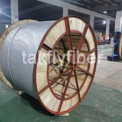 Câble optique extérieur unitaire optique de fibre de Hilos G.652D du mode 48 du fil de masse 12C G655 de tube en acier central d'OPGW