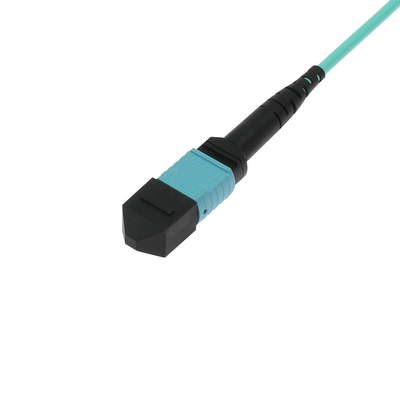 12 fibres MPO au câble de fibre de l'élite MPO OM3 du câble LSZH de MPO