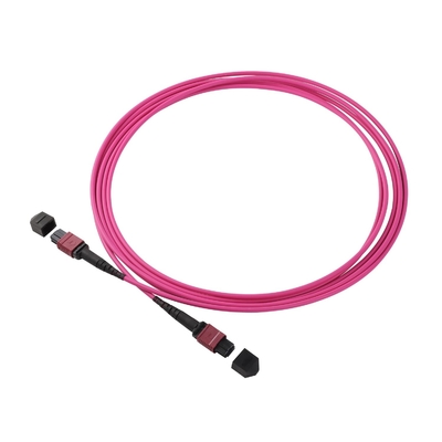 20m OM4 MPO MTP Zirconia câble en fibre optique céramique avec PVC/LSZH veste