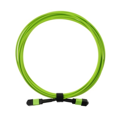 20m Lime Green OM5 MPO/MTP câble à fibre optique avec connecteur en céramique de zirconium