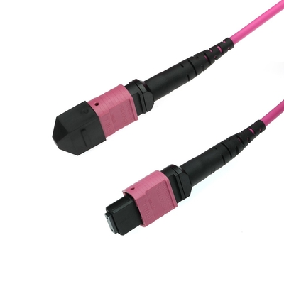 Cable à fibre optique MPO MTP en céramique de zirconium avec jaquette PVC/LSZH