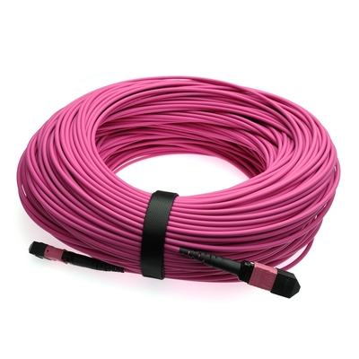 Cable à fibre optique MPO MTP en céramique de zirconium avec jaquette PVC/LSZH