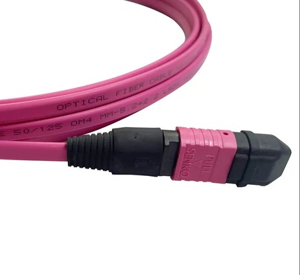 MPO MTP Circonia connecteur en céramique 3.0 mm Diamètre du câble -40.C à 85.C PVC/LSZH Jacket 20m Longueur