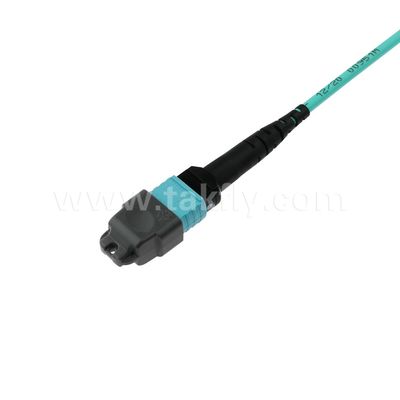 Fibre optique de cavalier de câble de tronc de SM/MM du cordon de brassage de MPO/MTP 16-Core pour le centre de données AI FTTX