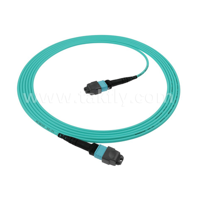 16 cœurs SM MM MPO MTP câble de saut en fibre optique pour centre de données FTTX personnalisable