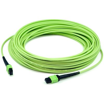 Fibre optique de cavalier de câble de tronc de SM/MM du cordon de brassage de MPO/MTP 16-Core pour le centre de données AI FTTX