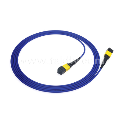 Centre de données FTTX câble à fibre optique MPO patch cord MTP câble tronc blindé SM MM Jumper