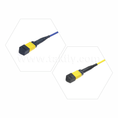 Centre de données FTTX câble à fibre optique MPO patch cord MTP câble tronc blindé SM MM Jumper