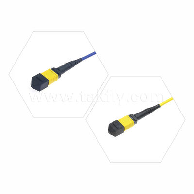 MPO/MTP Patchcord câble blindé SM/MM Jumper fibre optique pour le centre de données AI FTTX Telecom