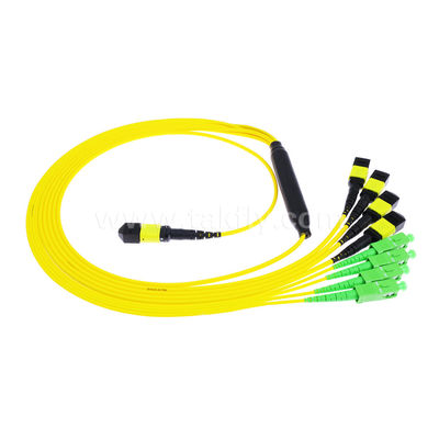 Splitter de câble de patchcord MPO/MTP SC/LC/FC/ST/MPO Fibre optique pour le centre de données AI FTTx Telecom