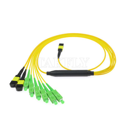 Splitter de câble de patchcord MPO/MTP SC/LC/FC/ST/MPO Fibre optique pour le centre de données AI FTTx Telecom