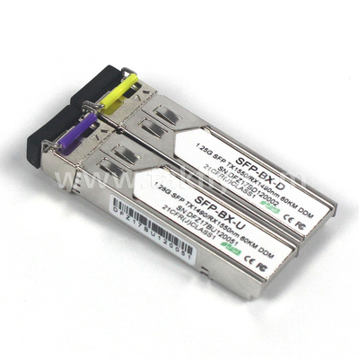 1.25Gbps SFP émetteur-récepteur bidirectionnel MMF 2KM Reach Tx1310nm/Rx1550nm