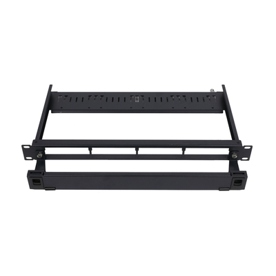 Panneau d'adaptateur de cassette MPO-LC 1U monté sur un rack avec 96F nombre de fibres Taille 430*338,5*43,6mm
