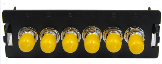 96F Panneau d'adaptateur de cassette 1U Monture de rack Panneau de patch MPO pour centre de données Hauteur 1U