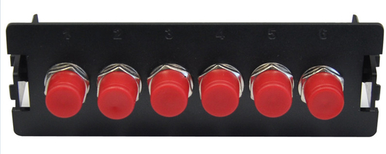 96F Panneau d'adaptateur de cassette 1U Monture de rack Panneau de patch MPO pour centre de données Hauteur 1U