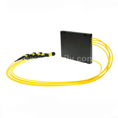 MPO/MTP Fanout Cable PLC Splitter 1x4 SM/MM Fibre optique pour le centre de données FTTX