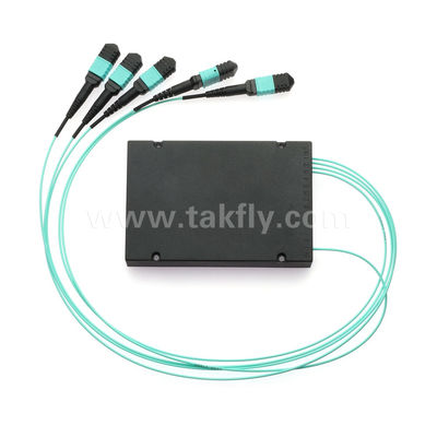 MPO/MTP Fanout Cable PLC Splitter 1x4 SM/MM Fibre optique pour le centre de données FTTX