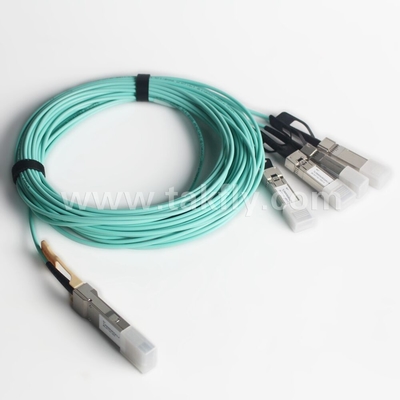 100 Gb/s QSFP28 à 4x SFP28 câble optique actif AOC câble de transfert rapide de données