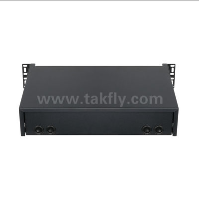 Gestion des panneaux de patch MPO/MTP Cassette de fibre optique de type glissante pour le câblage FTTX des centres de données