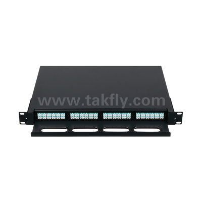 Gestion des panneaux de patch MPO/MTP Cassette de fibre optique de type glissante pour le câblage FTTX des centres de données