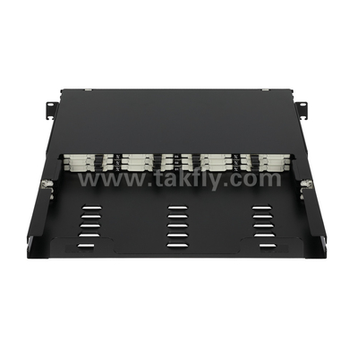 Fibre optique MPO Cassette MTP Panneau de patch 144 cœurs Super haute densité pour le centre de données FTTX