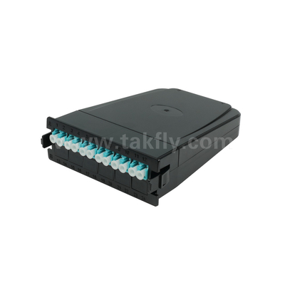 Module de cassette MPO en fibre optique MPO/MTP-LC 12C/24C pour le centre de données FTTX