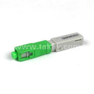 SC/APC Connecteur rapide sur le terrain intégré-APC pour le mode OM1 en fibres plastiques 62,5/125 μm