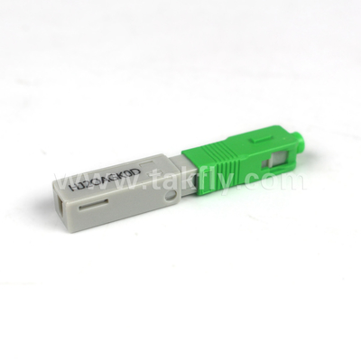 SC/APC Connecteur rapide sur le terrain intégré-APC pour le mode OM1 en fibres plastiques 62,5/125 μm