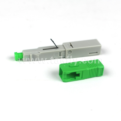 SC/APC Connecteur rapide sur le terrain intégré-APC pour le mode OM1 en fibres plastiques 62,5/125 μm