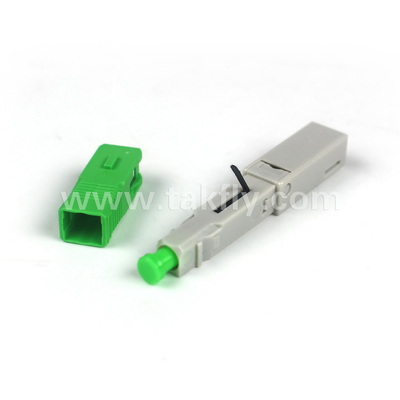 SC/APC Connecteur rapide sur le terrain intégré-APC pour le mode OM1 en fibres plastiques 62,5/125 μm