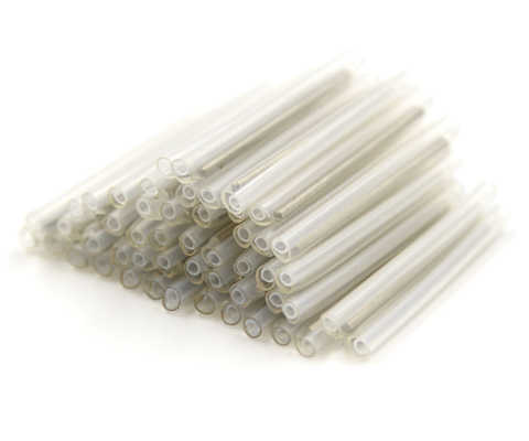 Guide d'alignement mécanique standard pour l'insertion de fibres de tubes rétrécissables par chaleur pour le DPO