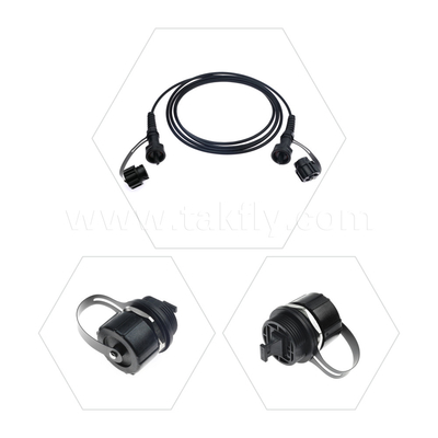 SM/MM MPO patch cord MTP trunk cable ODVA-MPO/MTP jumper étanche pour le centre de données FTTX