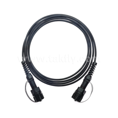 SM/MM MPO patch cord MTP trunk cable ODVA-MPO/MTP jumper étanche pour le centre de données FTTX