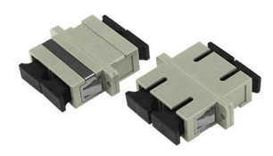 Adaptateur à fibre optique SC pour le réseau en mode SM et MM Température de stockage -40- 85C Performance