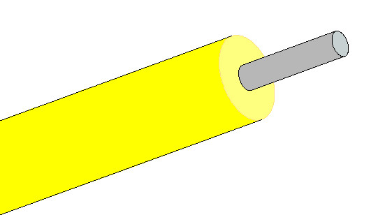2 km ou longueur personnalisée par tambour Fibre tamponnée étroite pour câble optique en fibre optique ADSS extérieur