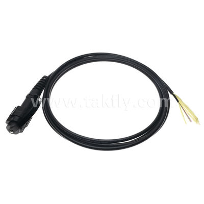 Cordon de raccordement en queue de cochon MPO/MTP, câble de tronc étanche ODVA-MPO/MTP SM/MM pour Center de données FTTX