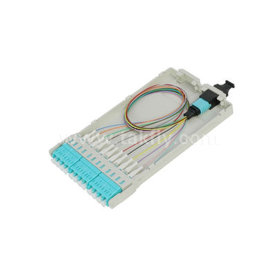 Module de cassette MPO/MTP pré-terminé MPO/MTP-LC 12C à fibre optique pour le centre de données FTTX