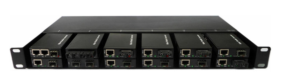 Mini convertisseur de médias OEO 125M ~ 11.7G avec SFP Compact Size Grandes capacités