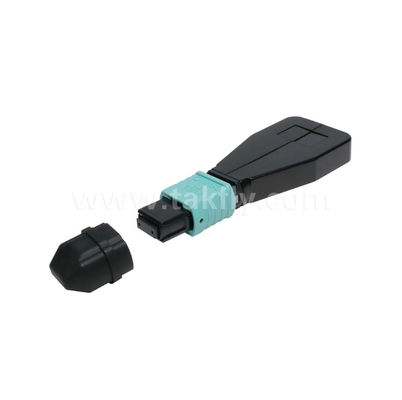 Fibre optique de câbles équipés du connecteur SM/MM de bouclage de MPO/MTP pour le centre de données FTTX