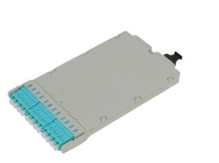 Panel de cassette MPO MTP à 144 cœurs avec interface de connecteur LC et profondeur de 200 mm pour la gestion de la fibre à haute densité