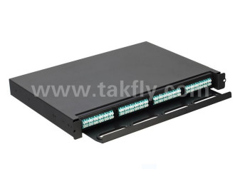 Panneau de cassette MPO à noyau multicore de type glissant avec matériel de câble LSZH