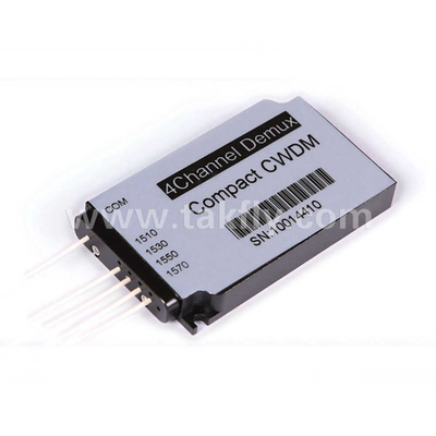Multiplexeur de division à longueur d'onde grossière mini compact inférieur à 8 CH