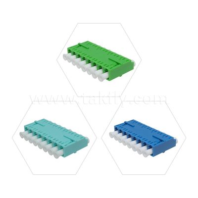 LC Adapteur câble coupleur APC/UPC SM/MM Simplex/Duplex/Quad/6 voies/8 voies Fibre optique pour le centre de données FTTH