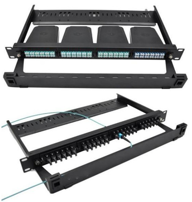 1U MPO MTP Panneau de patch en fibre optique 24 Ports pour le centre de données