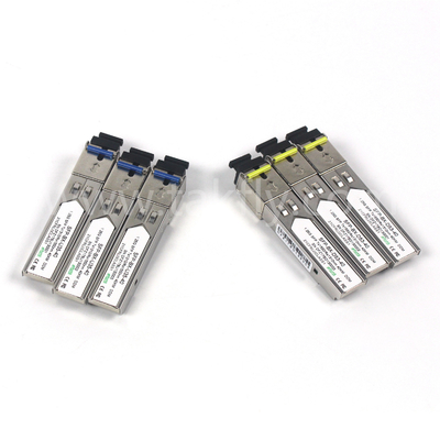 1.25G SFP BIDI Module de récepteur optique Tx1310/Rx1550nm 40KM SMF DDM LC CISCO JUNIPER HUAWEI Compatible