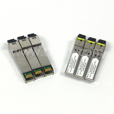 1.25G SFP BIDI Module de récepteur optique Tx1310/Rx1550nm 40KM SMF DDM LC CISCO JUNIPER HUAWEI Compatible