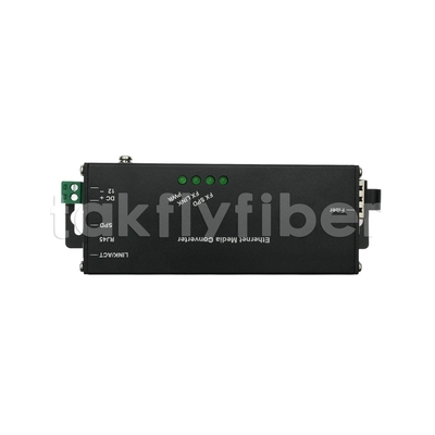 10 100 1000M Convertisseur multimédia industriel de type mini Convertisseur multimédia fibre Ethernet