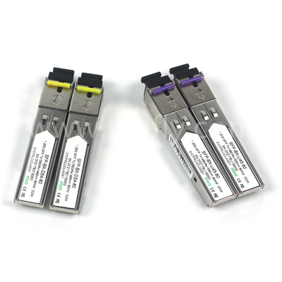 1.25G SFP BIDI MODULE D'émetteur-récepteur optique Tx1490/Rx1550nm 80KM SMF DDM LC CISCO JUNIPER HUAWEI Compatible