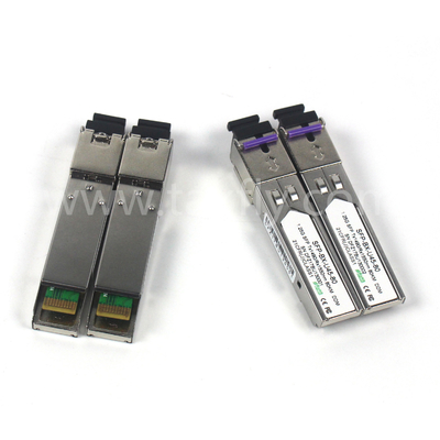 1.25G SFP BIDI MODULE D'émetteur-récepteur optique Tx1490/Rx1550nm 80KM SMF DDM LC CISCO JUNIPER HUAWEI Compatible