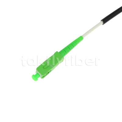 Grade de télécommunication CPR Dca Certifié 4,5 mm Double coque en fibre optique patchcord SM G657AB3 LSZH Jacket noir SCAPC à LCAPC